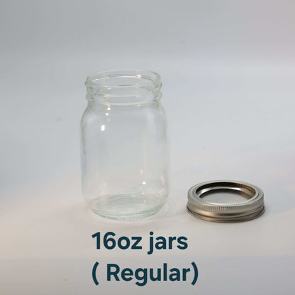 Mason Jars 16oz Regular