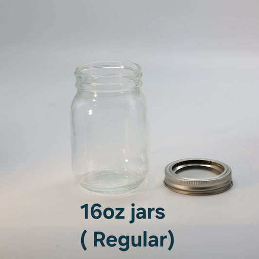 Mason Jars 16oz Regular