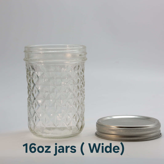 Mason Jars 16oz Wide
